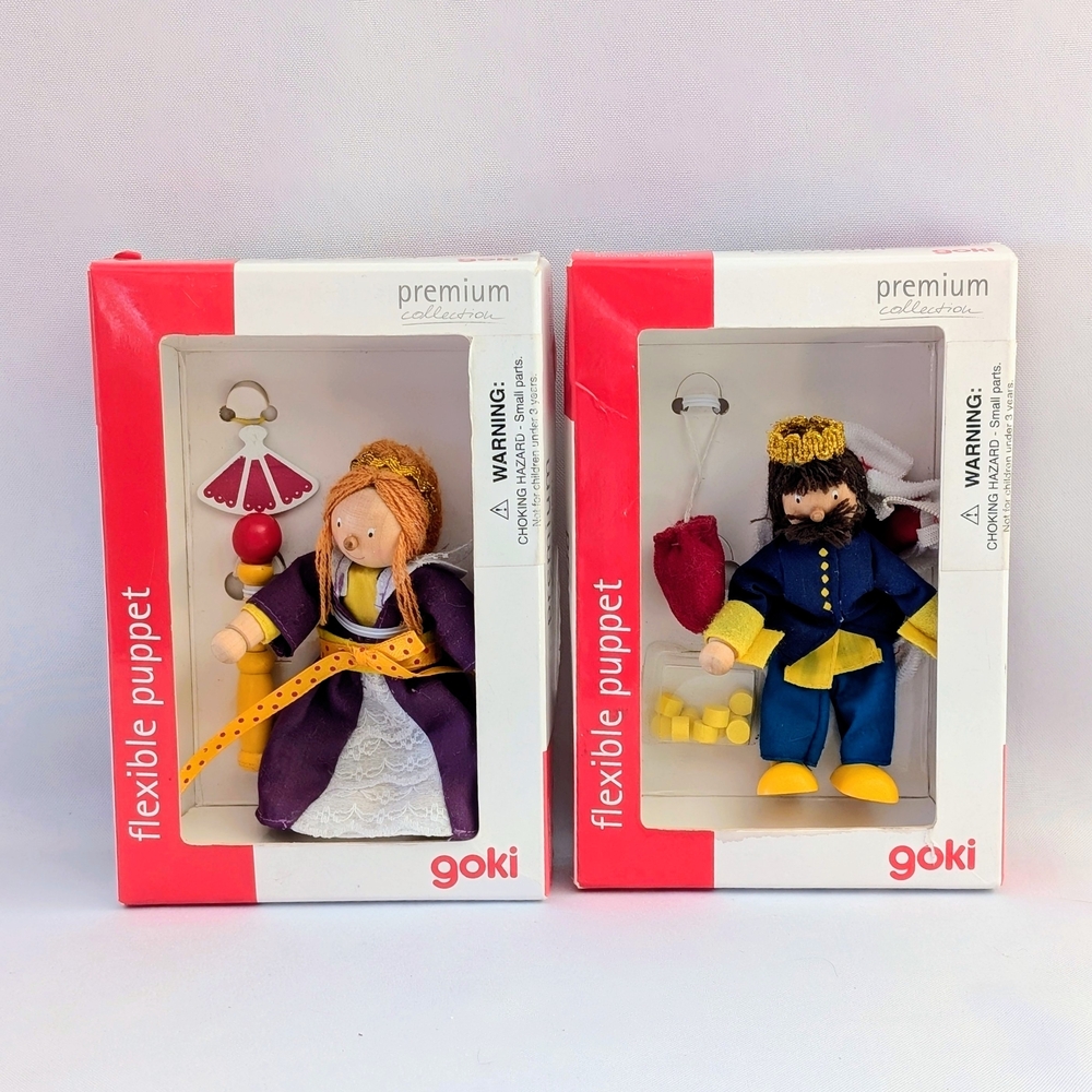 Flexible Puppet Set King And Queen